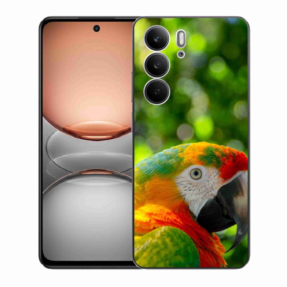 Zselés borítás mmCase a Realme C75 készülékhez - papagáj ara 3