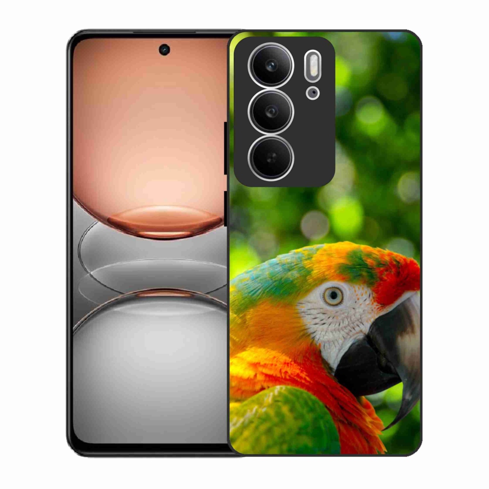 Zselés borítás mmCase a Realme C75 készülékhez - papagáj ara 3