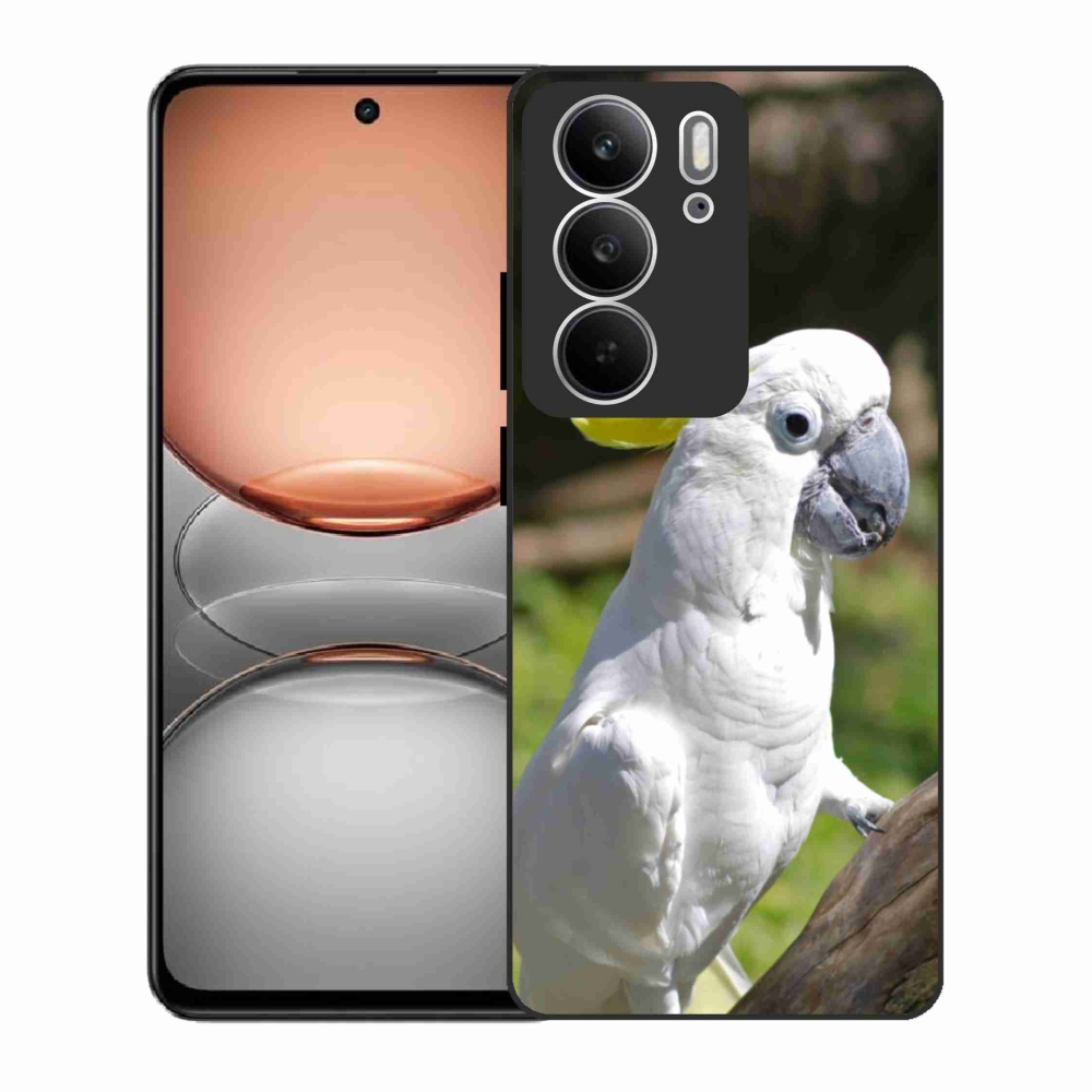 Gél borítás mmCase a Realme C75 készülékhez - papagáj kakadu 2