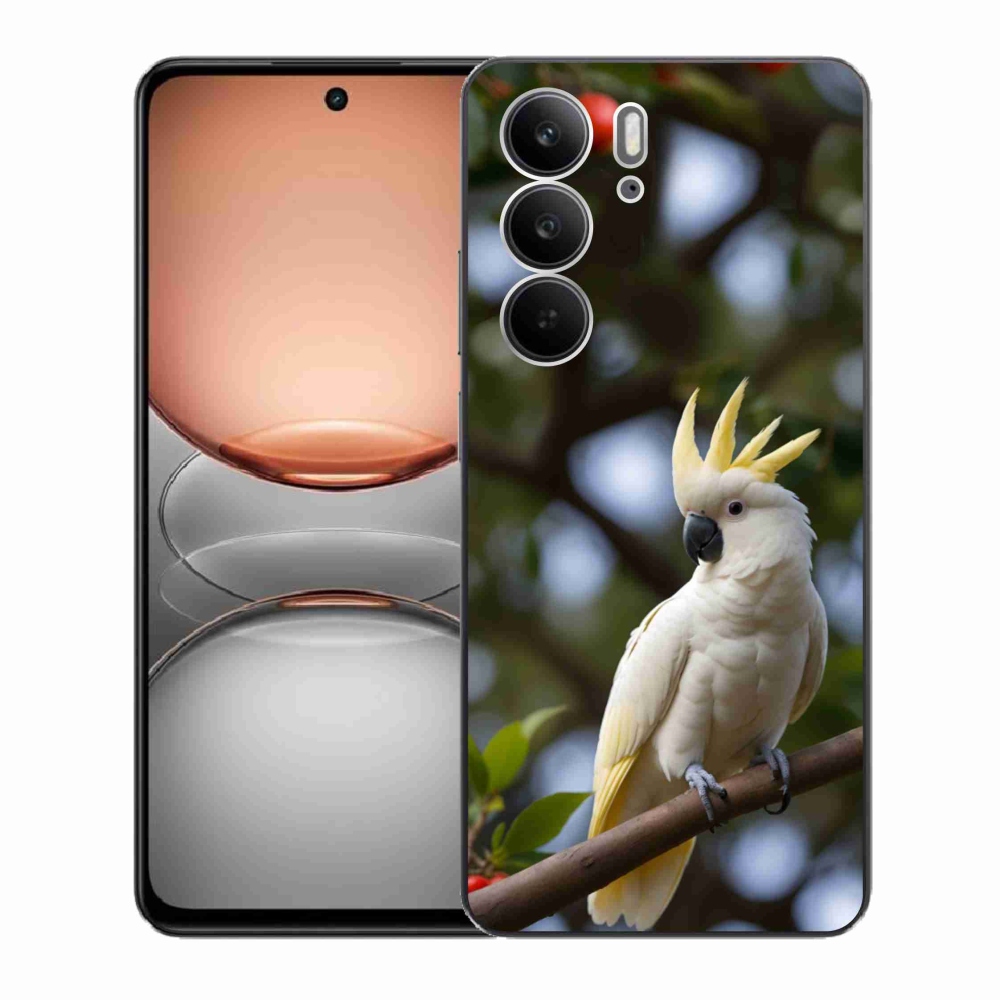 mmCase gélhuzat a Realme C75-hez – kakadu papagáj 3