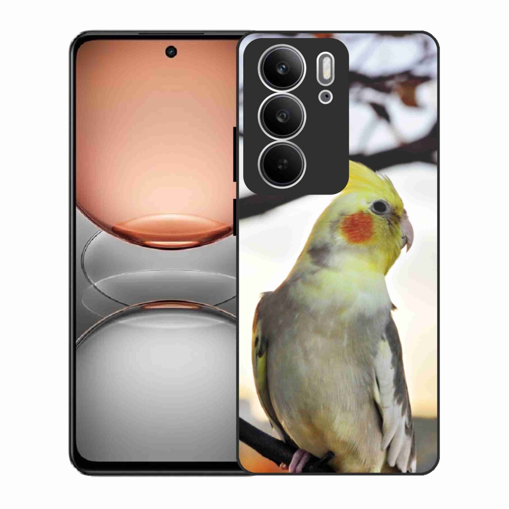 Gél borítás mmCase a Realme C75 készülékhez - papagáj korela