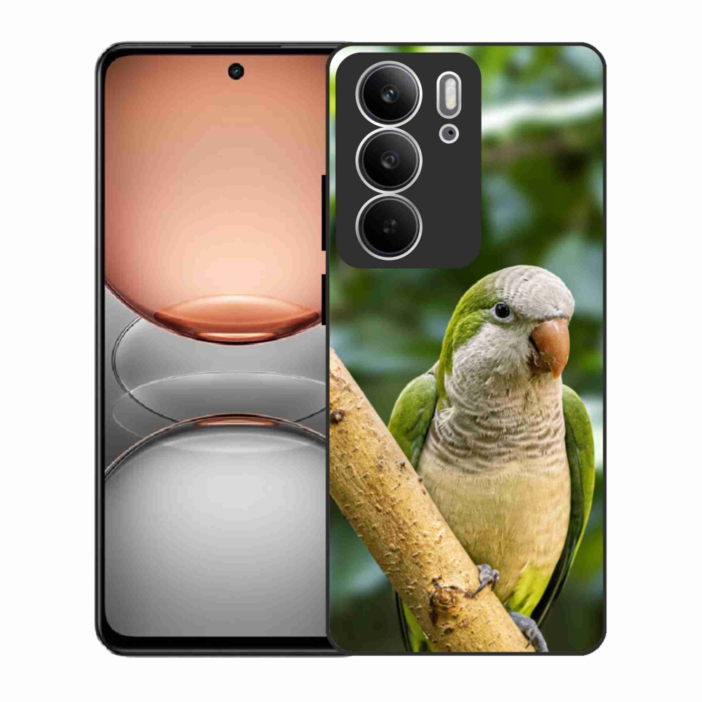 Zselés borítás mmCase a Realme C75 készülékhez - papagáj