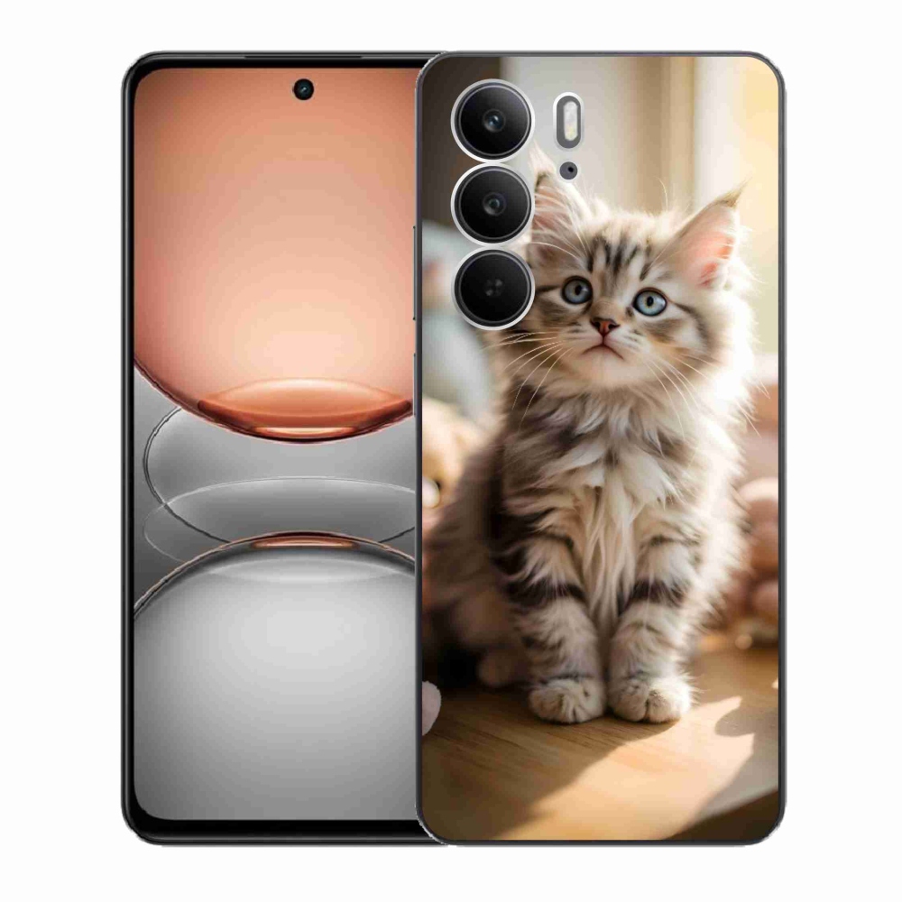 mmCase gél tok a Realme C75-hez – aranyos cica 10