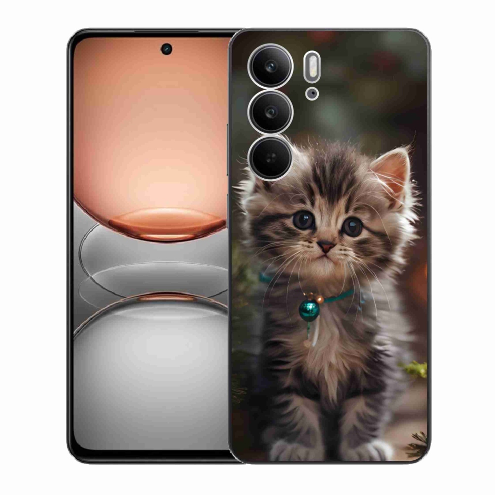 mmCase gél tok a Realme C75-hez – aranyos cica 11