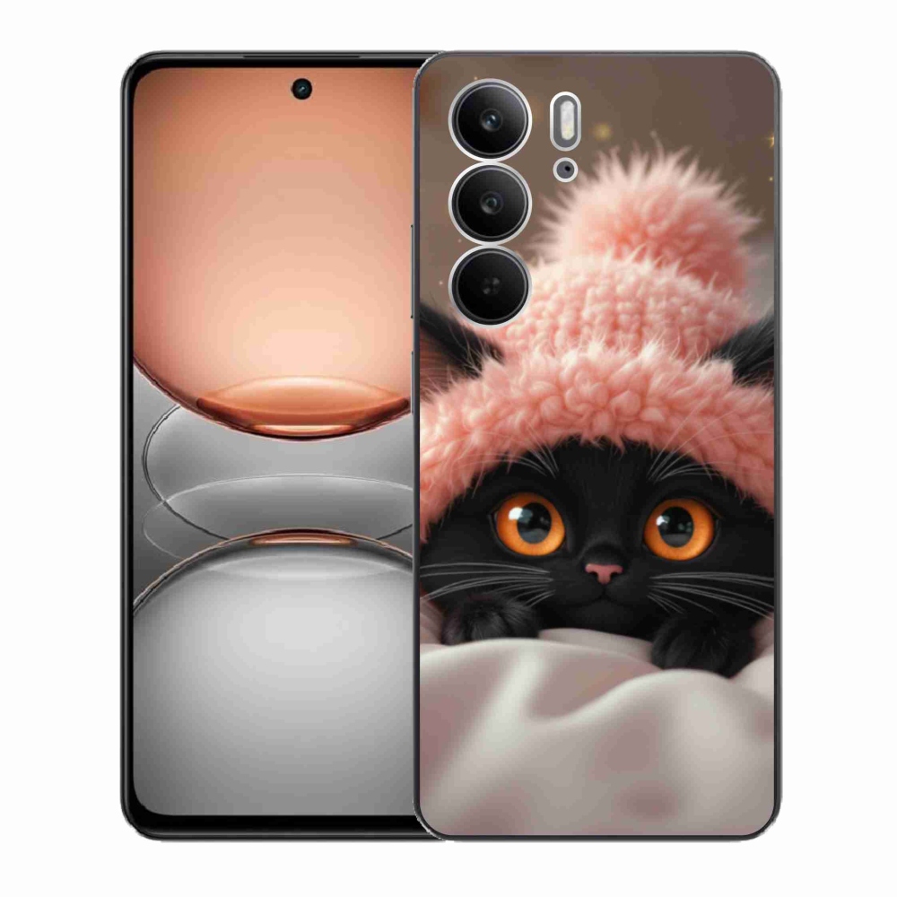 Gél borító mmCase a Realme C75 készülékhez - aranyos cica 7