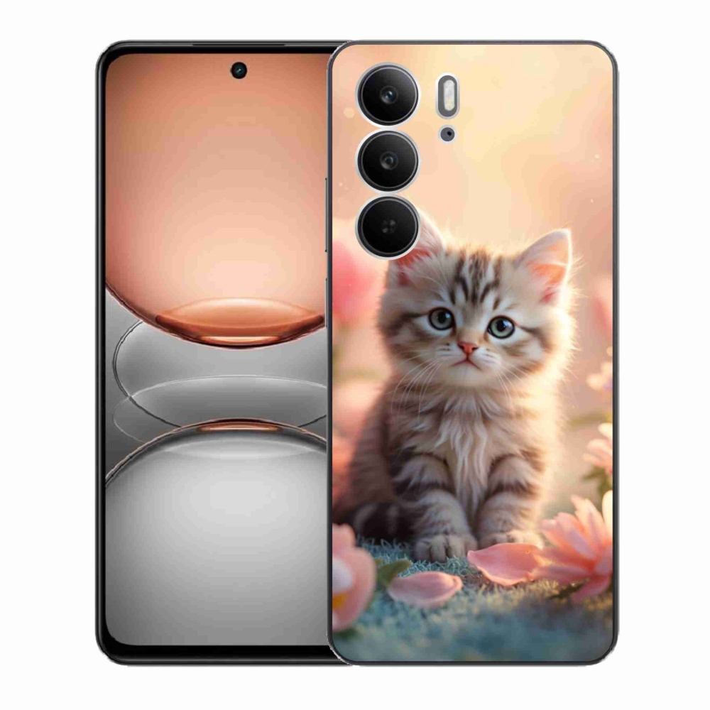 Gél borítás mmCase a Realme C75 készülékhez - aranyos cica 8