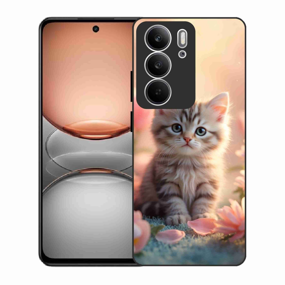 Gél borítás mmCase a Realme C75 készülékhez - aranyos cica 8
