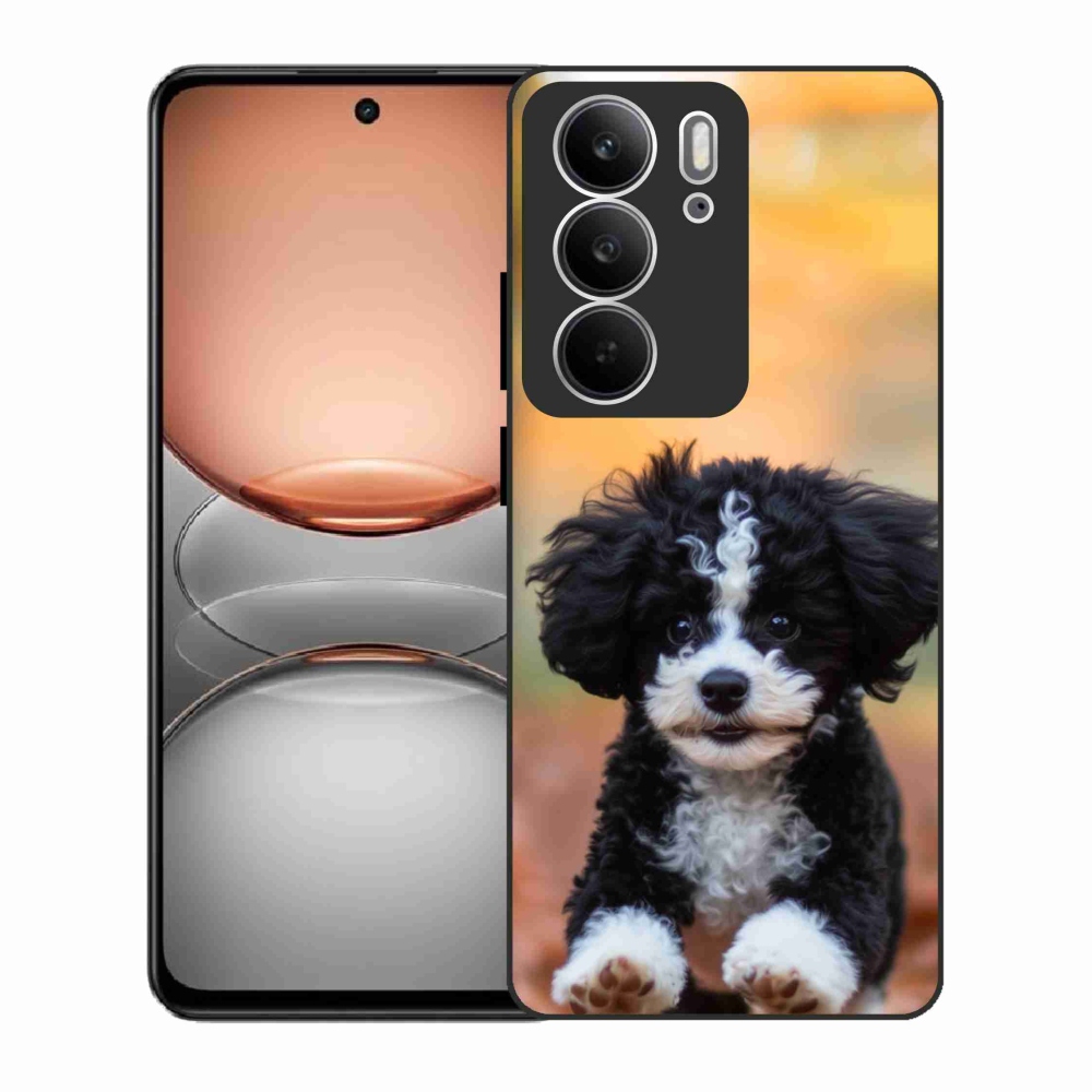 Gél borítás mmCase a Realme C75 készülékhez - aranyos kiskutya 2