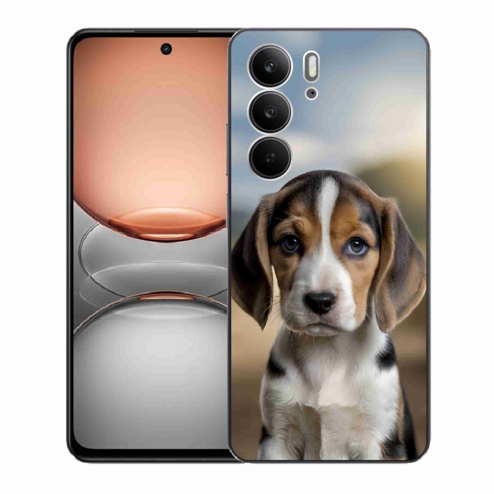 mmCase gél tok a Realme C75-hez – aranyos beagle