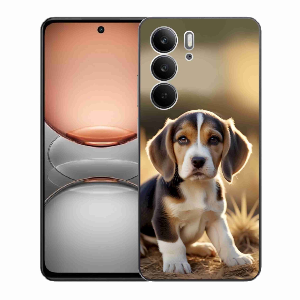 mmCase gél tok a Realme C75-hez – aranyos beagle
