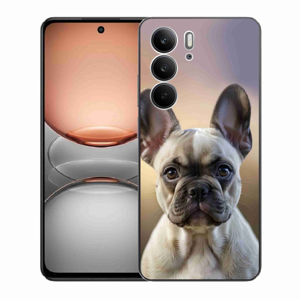 mmCase gél tok a Realme C75-hez – aranyos francia buldog