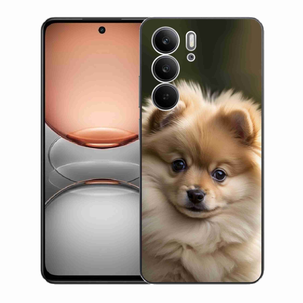 mmCase géltok a Realme C75-hez – aranyos pomerániai 2