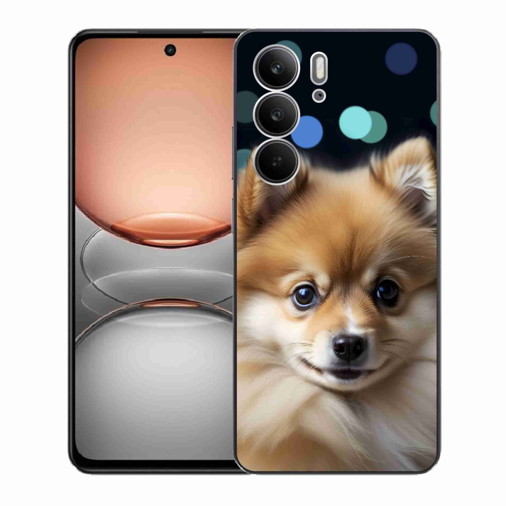 mmCase géltok a Realme C75-hez – aranyos pomerániai