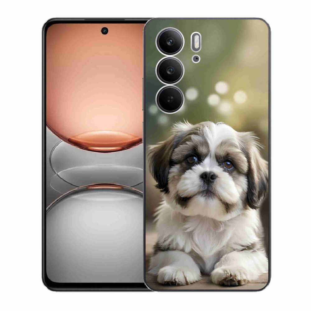 mmCase gél tok a Realme C75-hez – aranyos shih-tzu