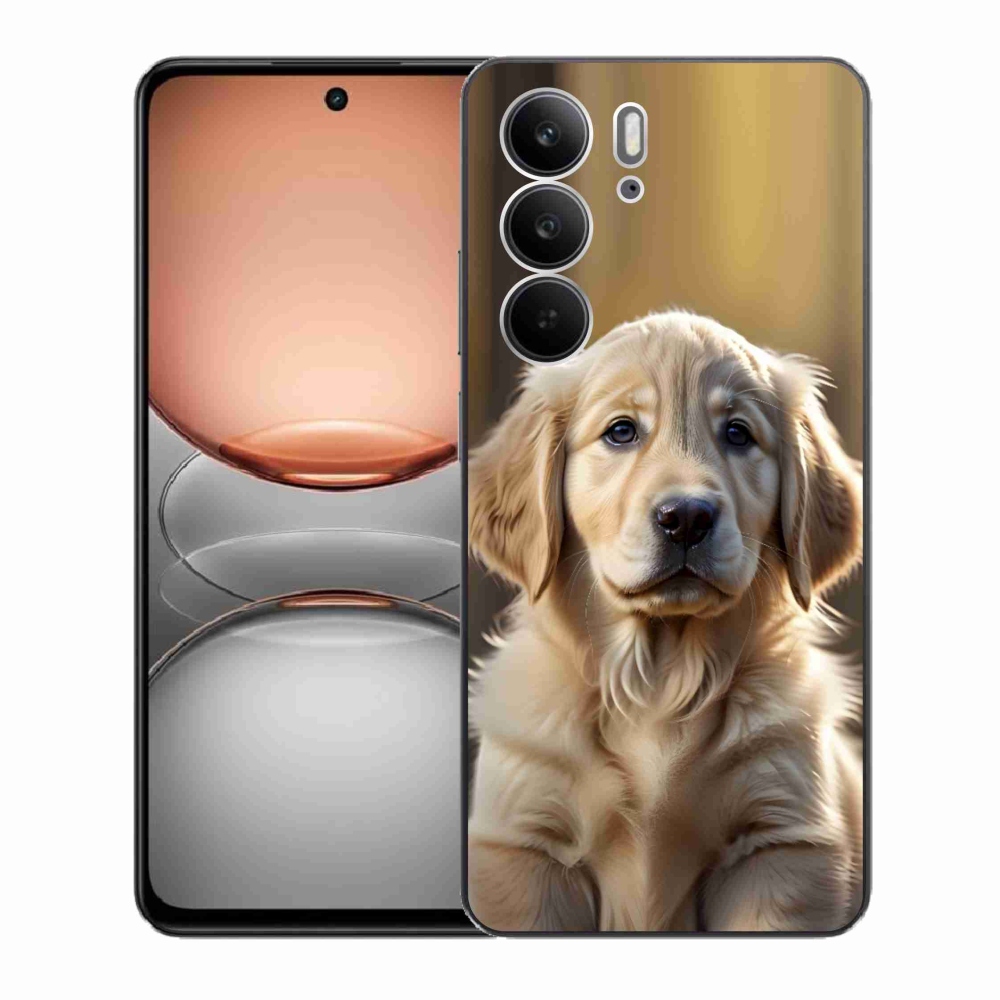 mmCase géltok a Realme C75-hez – aranyos arany retriever