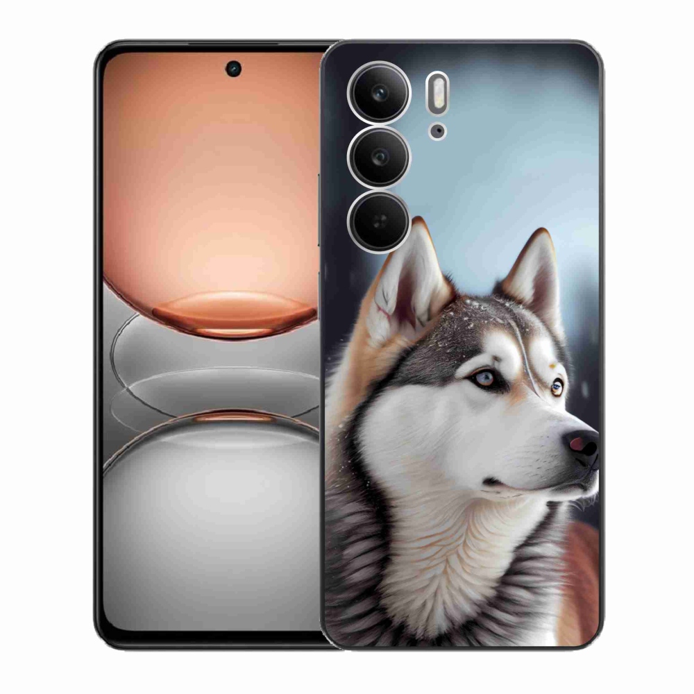 mmCase géltok a Realme C75-hez – szibériai husky