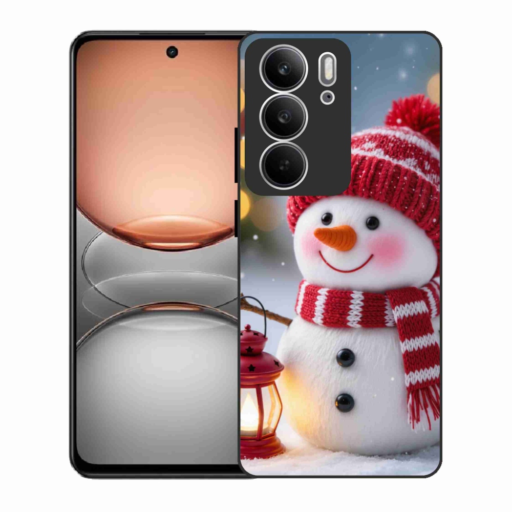 Gél borítás mmCase a Realme C75 készülékhez - hóember 2