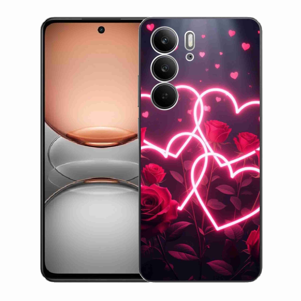 Gél borítás mmCase a Realme C75 készülékhez - a szerelem szíve