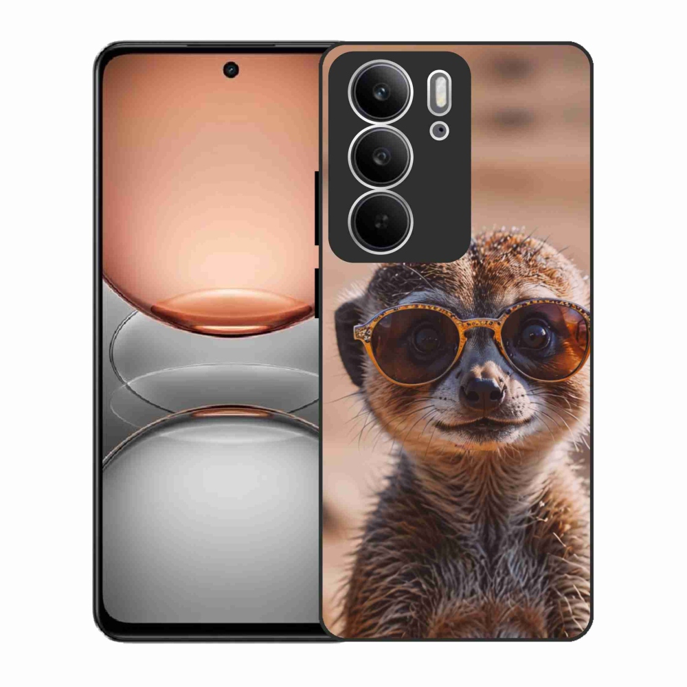 Gél borítás mmCase a Realme C75 készülékhez - stílusos surikata