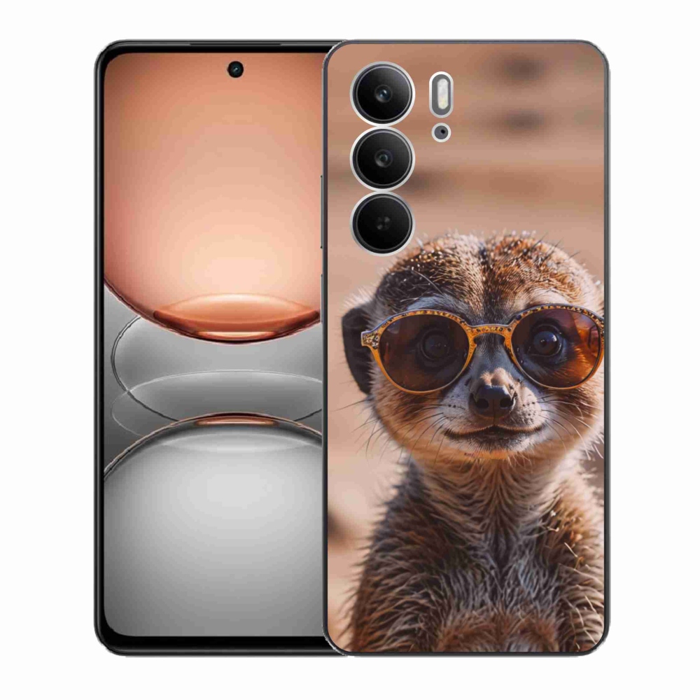 Gél borítás mmCase a Realme C75 készülékhez - stílusos surikata