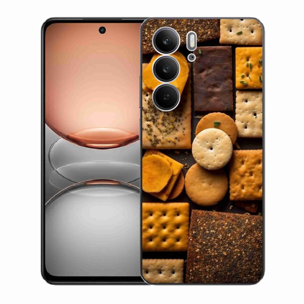 Zselés borítás mmCase a Realme C75 készülékhez - kekszek