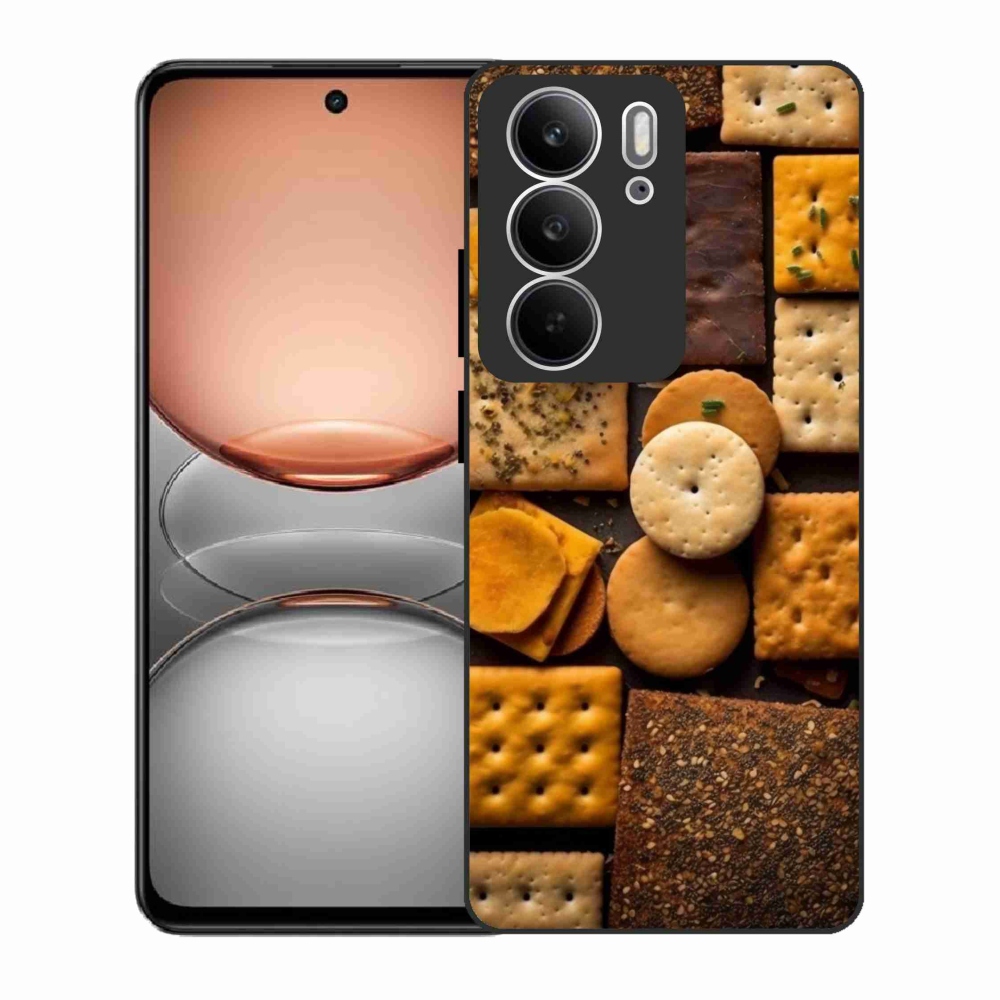 Zselés borítás mmCase a Realme C75 készülékhez - kekszek