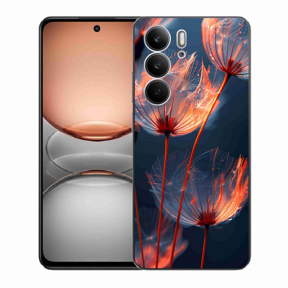 Gél borító mmCase a Realme C75 készülékhez - világító pehely