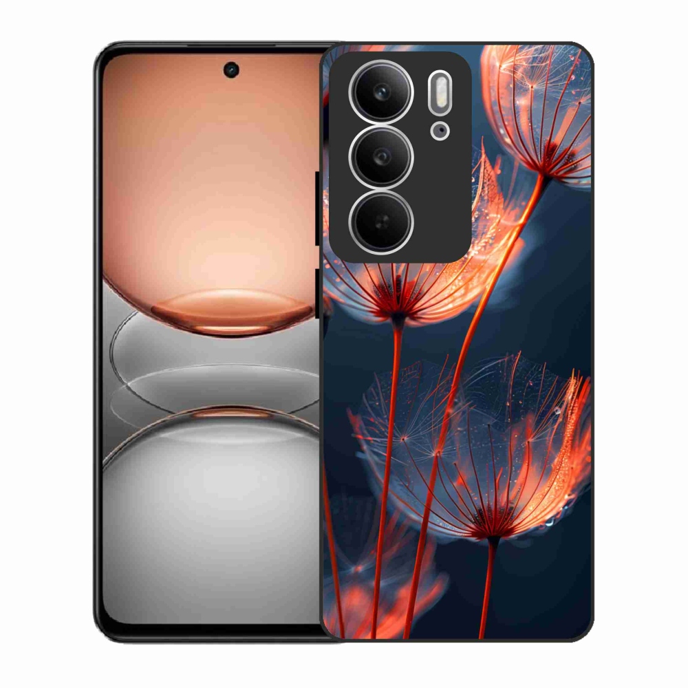 Gél borító mmCase a Realme C75 készülékhez - világító pehely