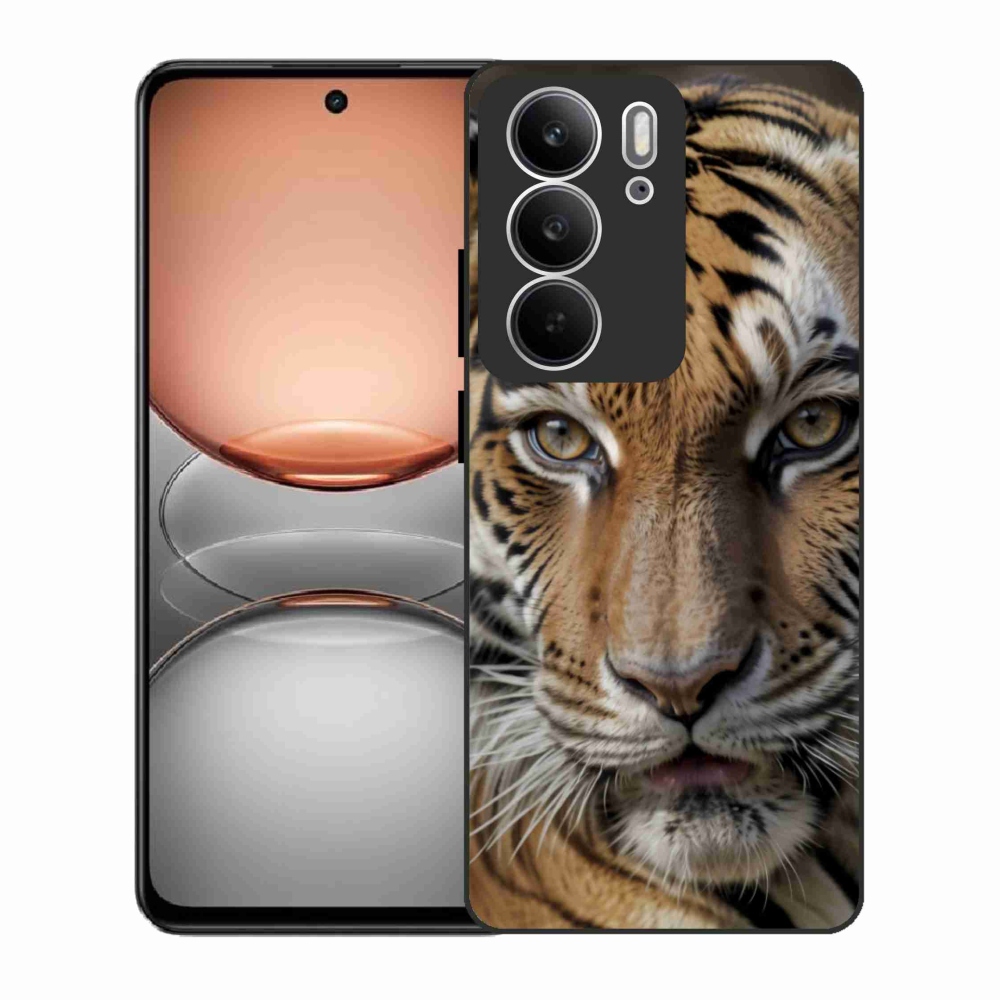 Zselés borítás mmCase a Realme C75 készülékhez - tigris nézet