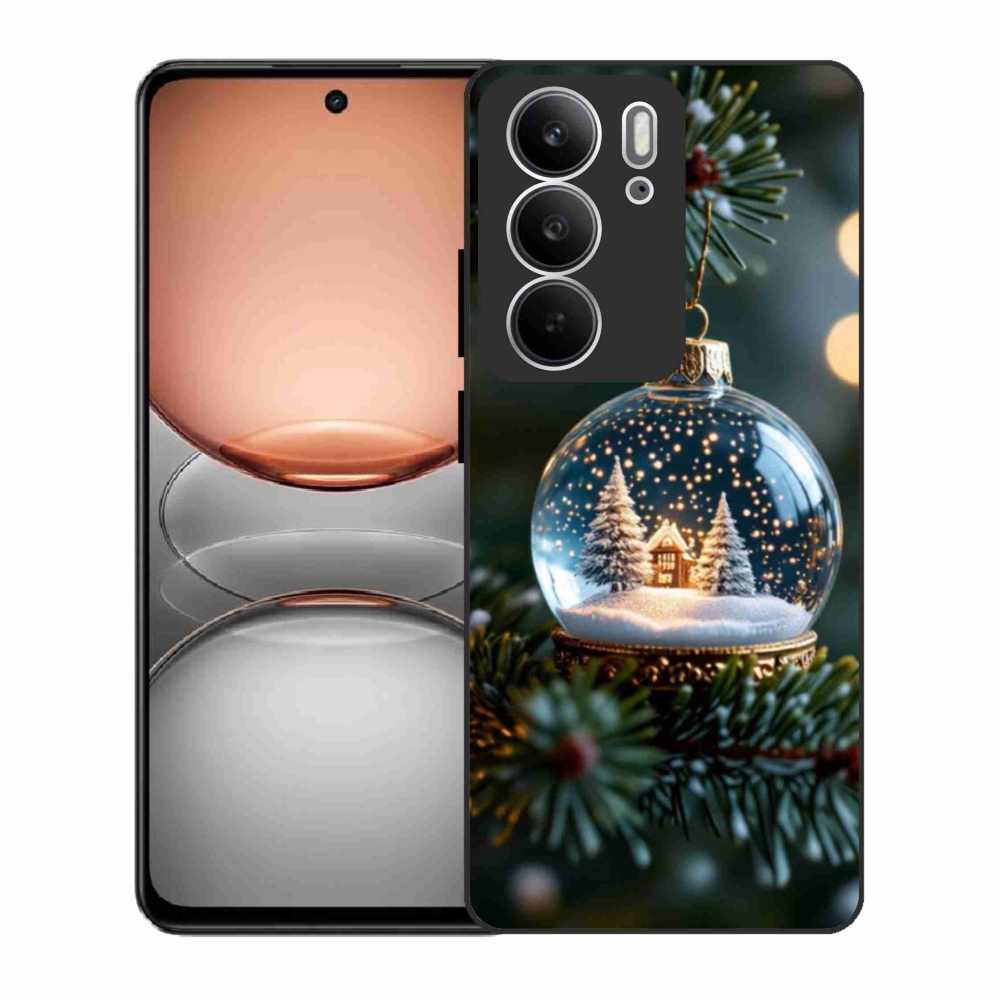 Gél borítás mmCase a Realme C75 készülékhez - Karácsonyi gömb 2