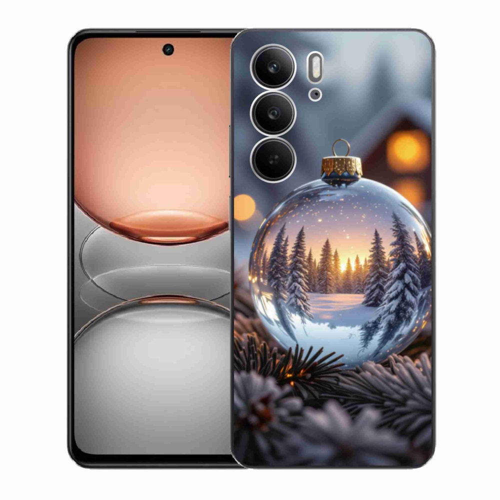 Gél borítás mmCase a Realme C75 készülékhez - karácsonyi dekoráció