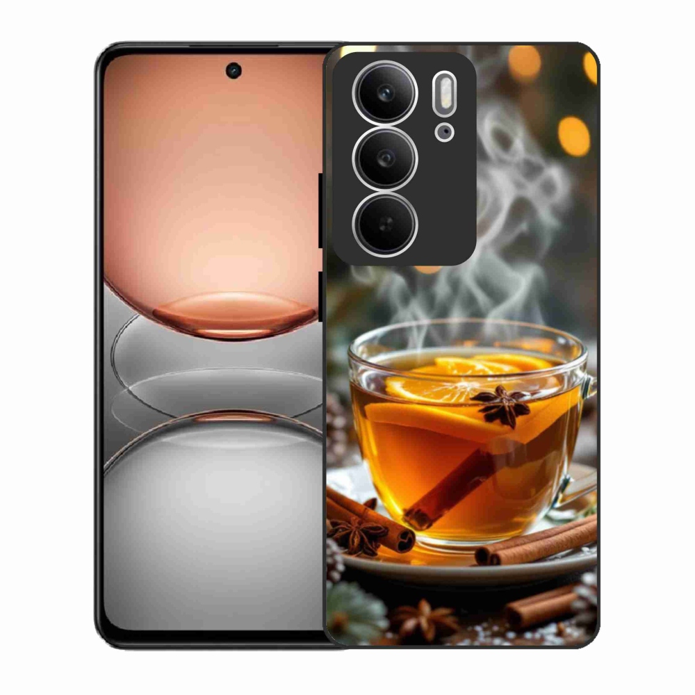 Gél borítás mmCase a Realme C75 készülékhez - karácsonyi lyukasztás