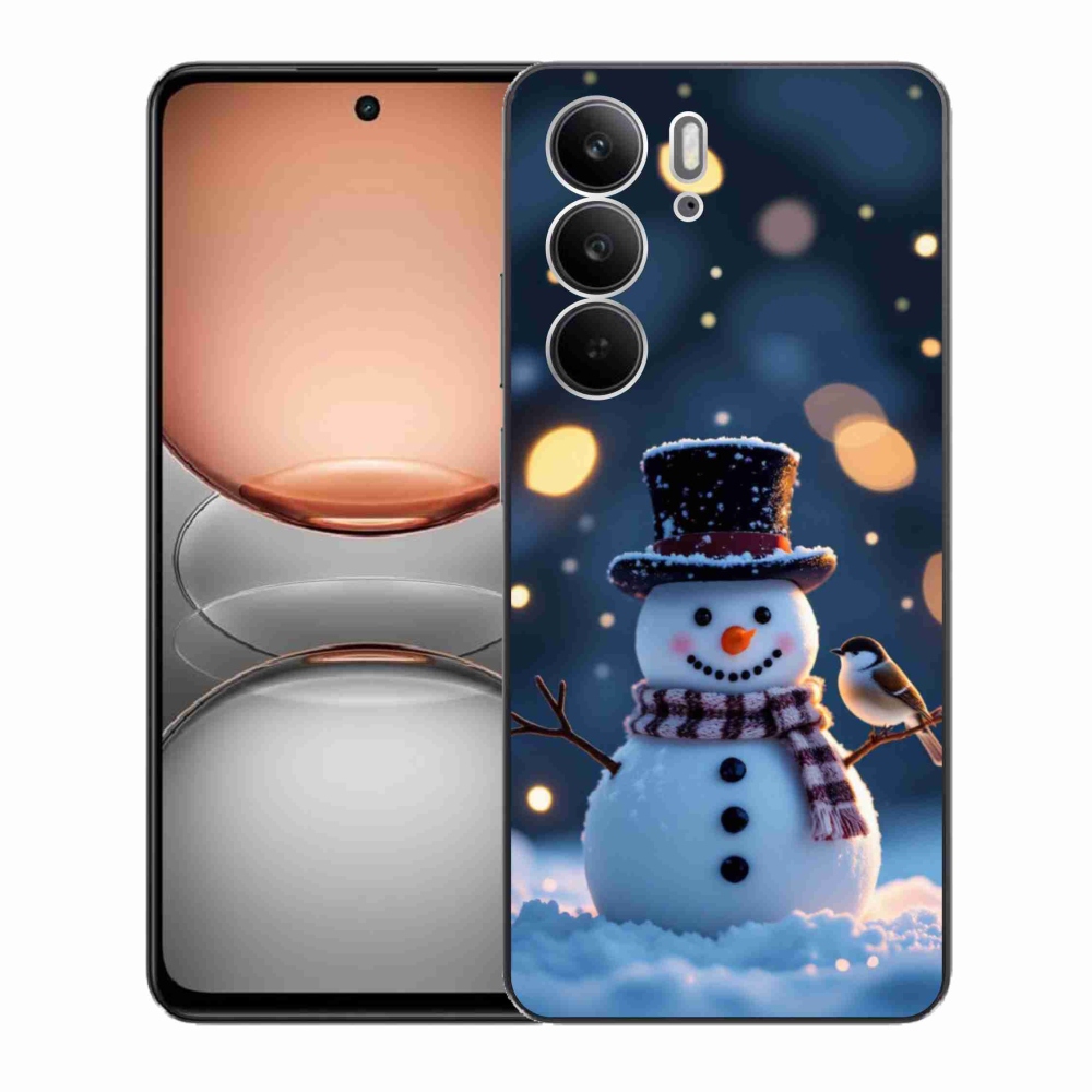 mmCase géltok a Realme C75-hez – karácsonyi hóember