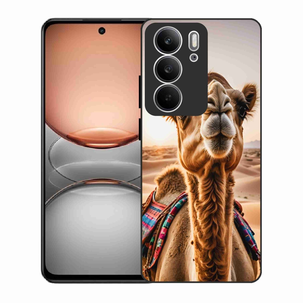 Gél borítás mmCase a Realme C75 készülékhez - teve színű