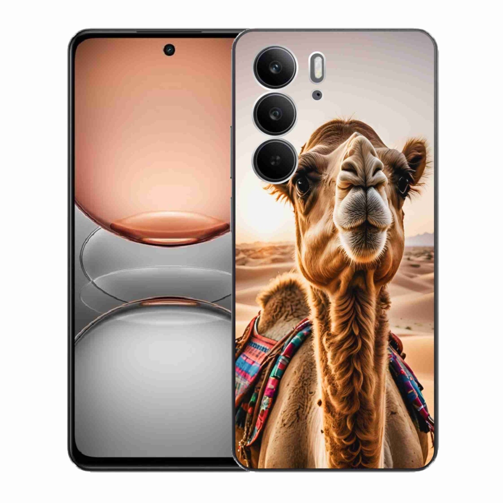 Gél borítás mmCase a Realme C75 készülékhez - teve színű
