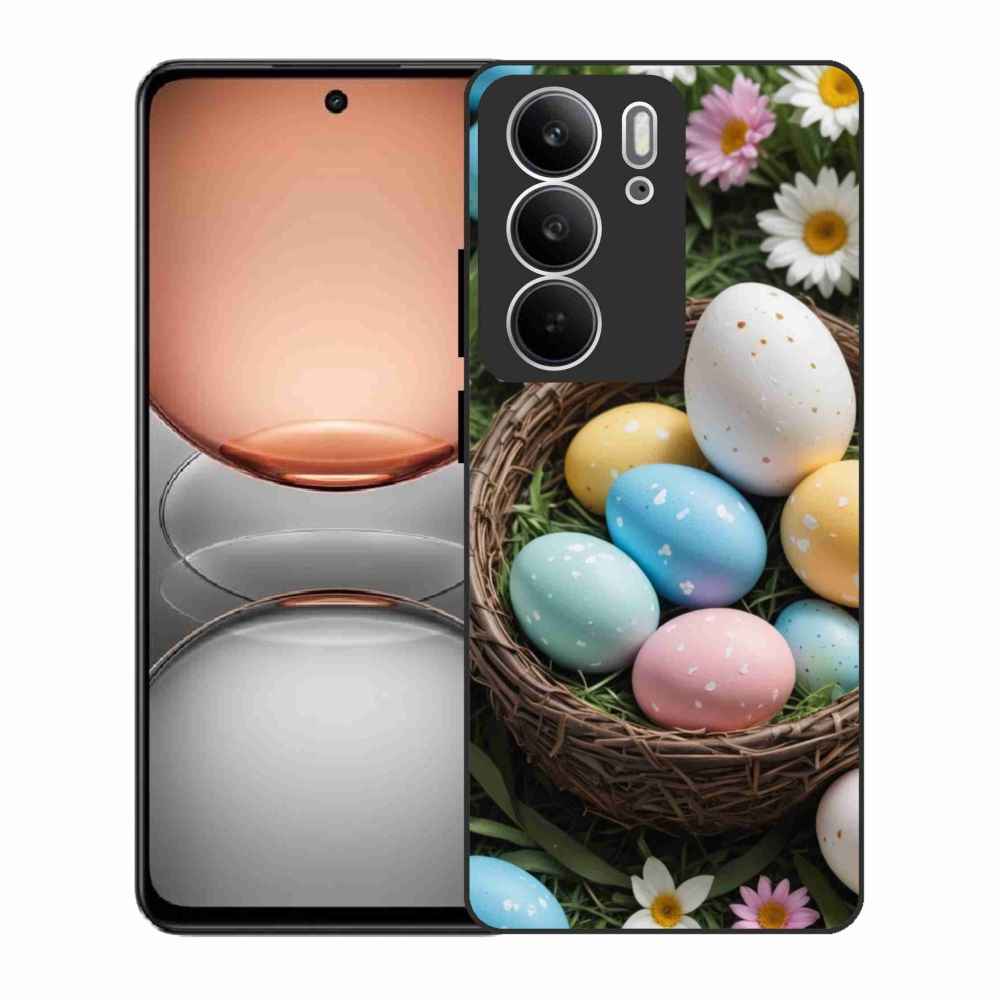 Gél borítás mmCase a Realme C75 készülékhez - Húsvéti tojások 2