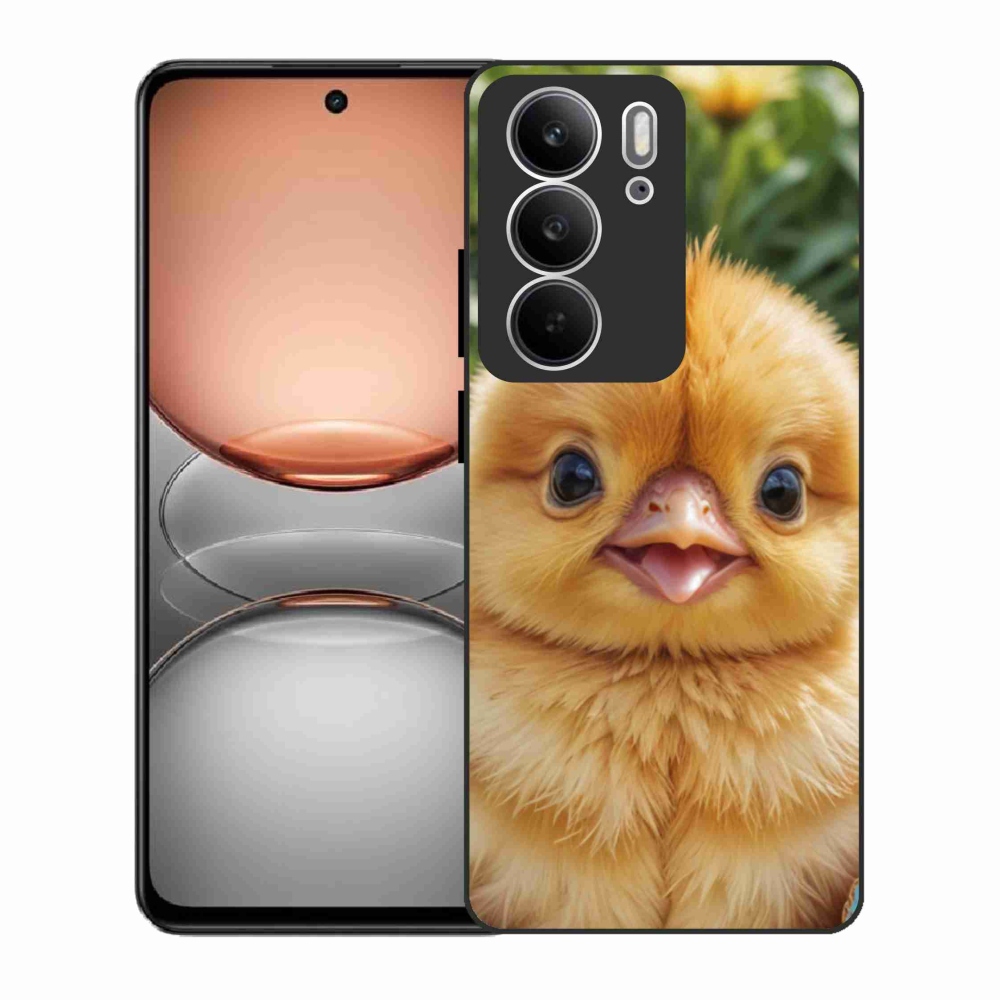 Gél borító mmCase a Realme C75 készülékhez - boldog csaj