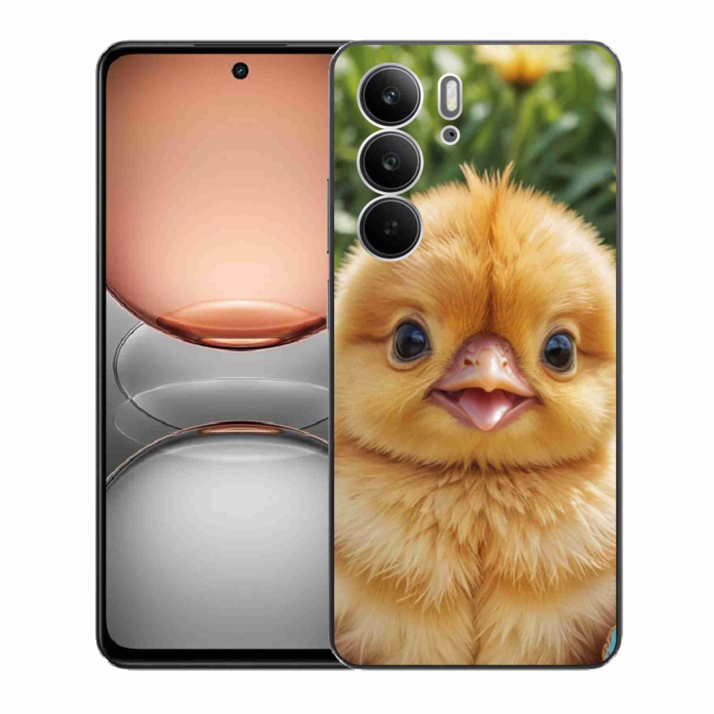 Gél borító mmCase a Realme C75 készülékhez - boldog csaj