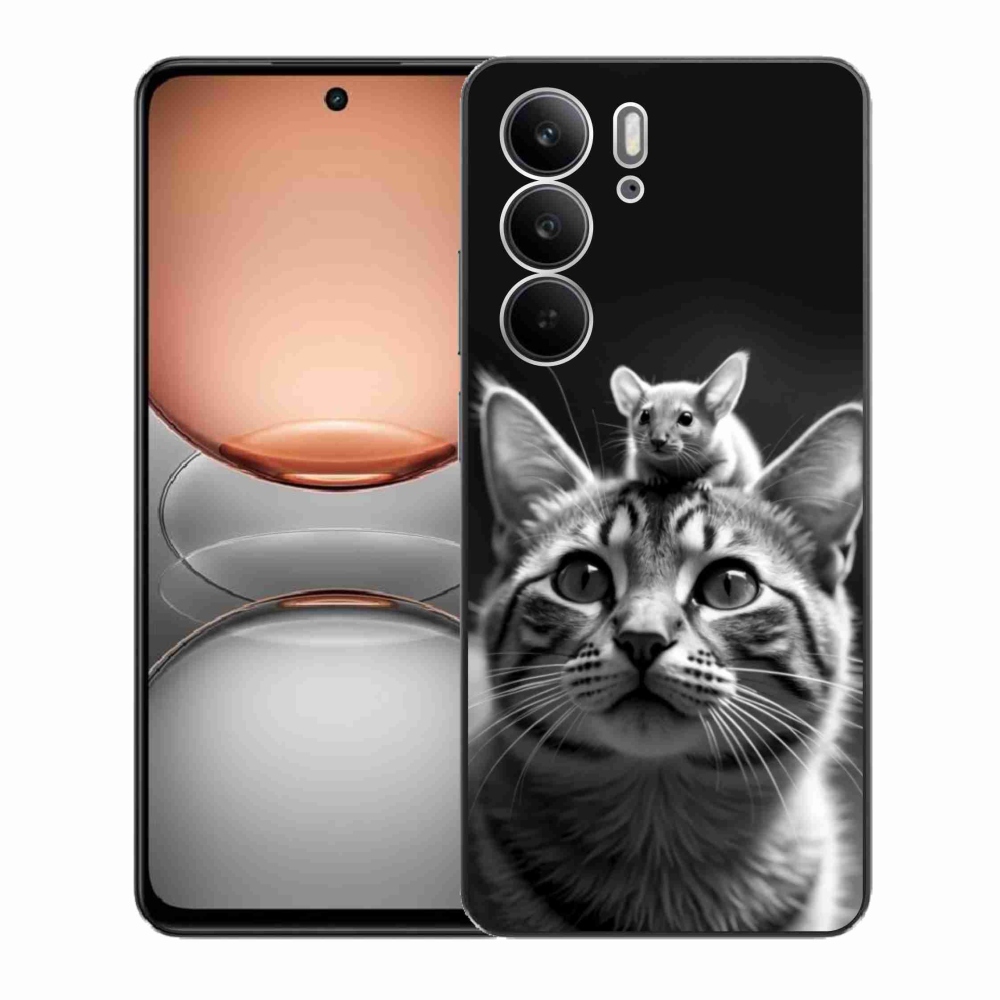 Zselés borítás mmCase a Realme C75 készülékhez - állati barátság 2