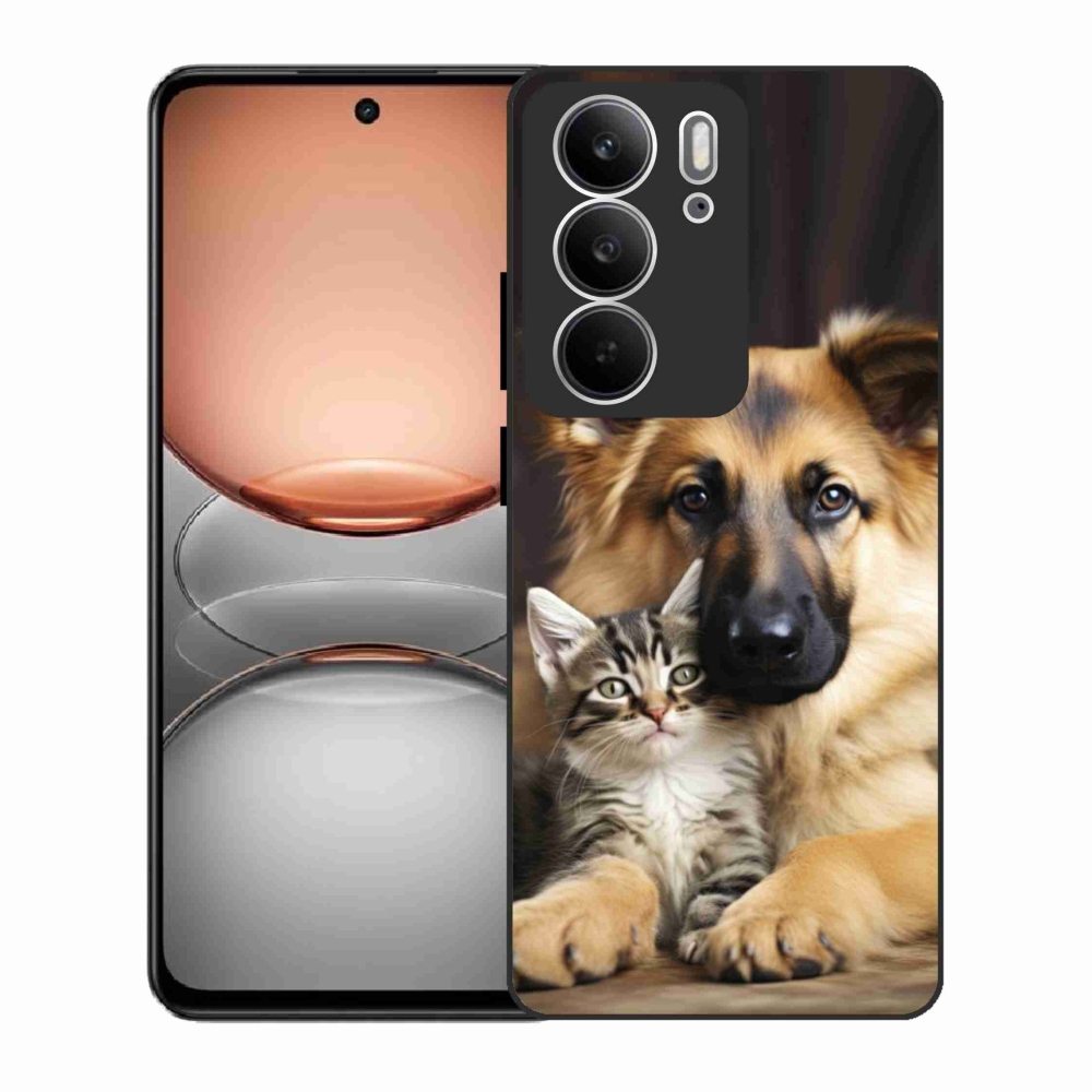 Gél borító mmCase a Realme C75 készülékhez - állatbarátság