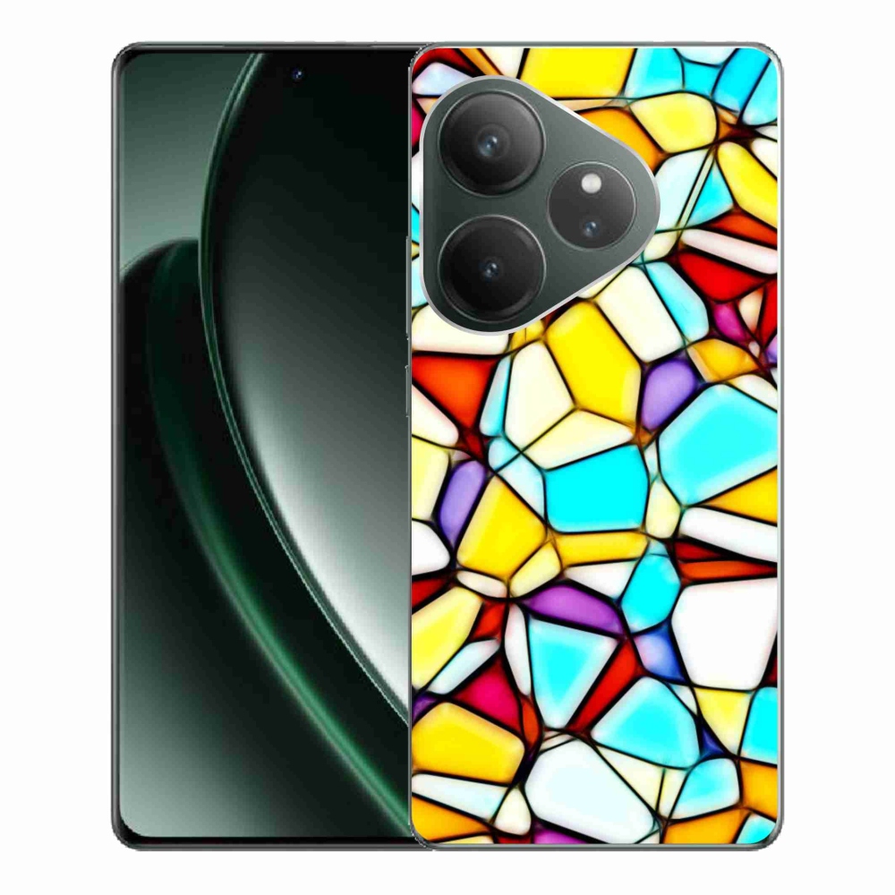 mmCase géltok a Realme GT 6 5G/GT 6T 5G készülékekhez – absztrakt motívum 40