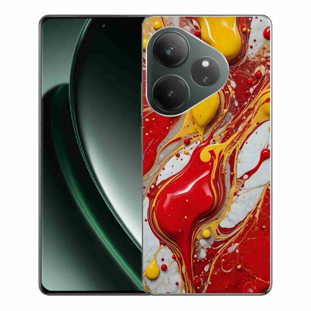mmCase géltok a Realme GT 6 5G/GT 6T 5G készülékekhez – absztrakt motívum 42