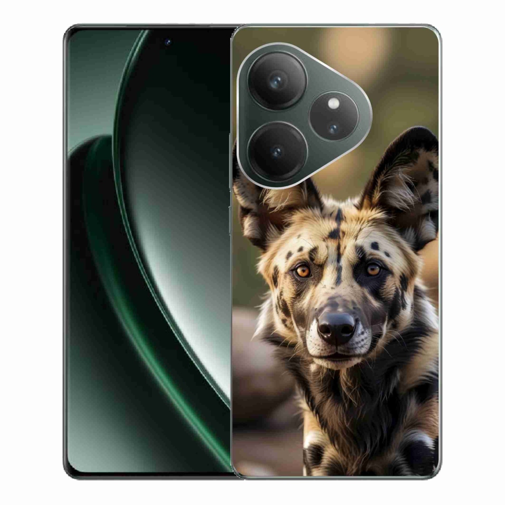 mmCase gél tok a Realme GT 6 5G/GT 6T 5G készülékekhez – afrikai vadkutya