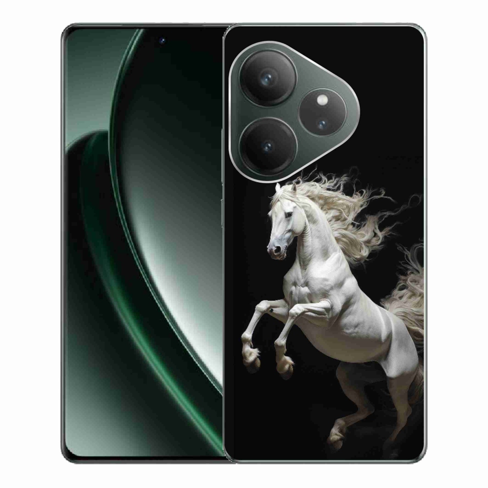 mmCase géltok a Realme GT 6 5G/GT 6T 5G készülékekhez – fehér ló 4