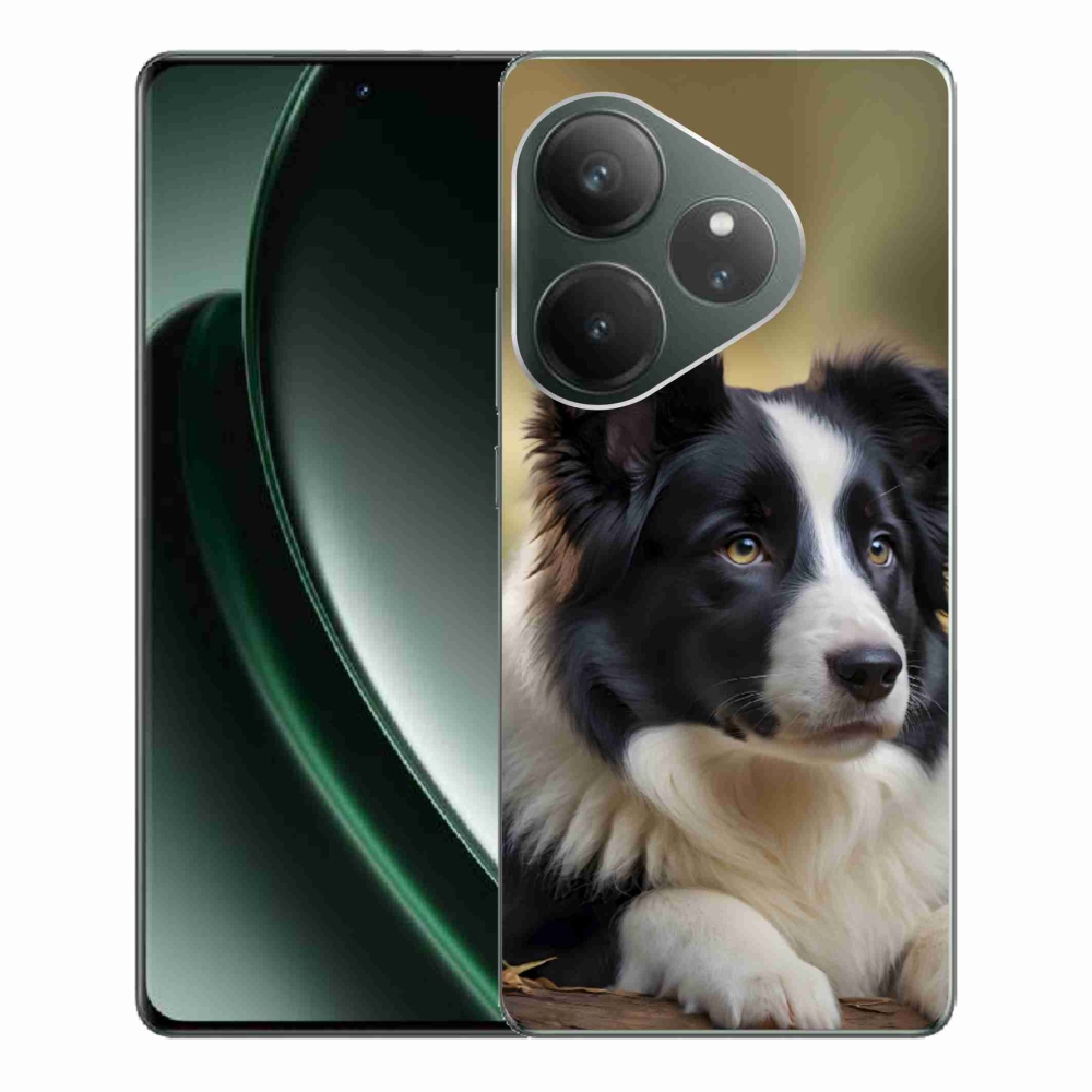mmCase gél tok a Realme GT 6 5G/GT 6T 5G készülékhez – border collie 2