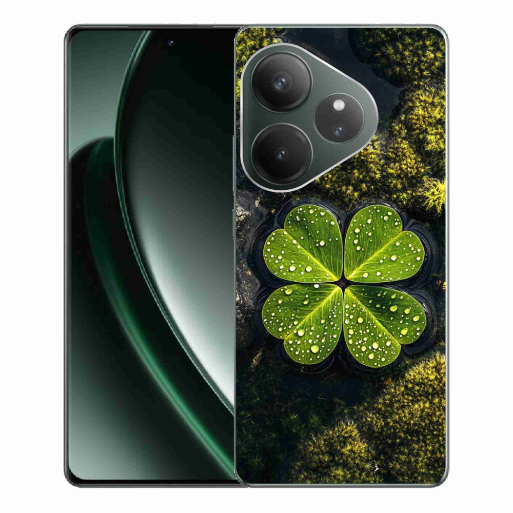mmCase géltok a Realme GT 6 5G/GT 6T 5G készülékekhez – négylevelű lóhere