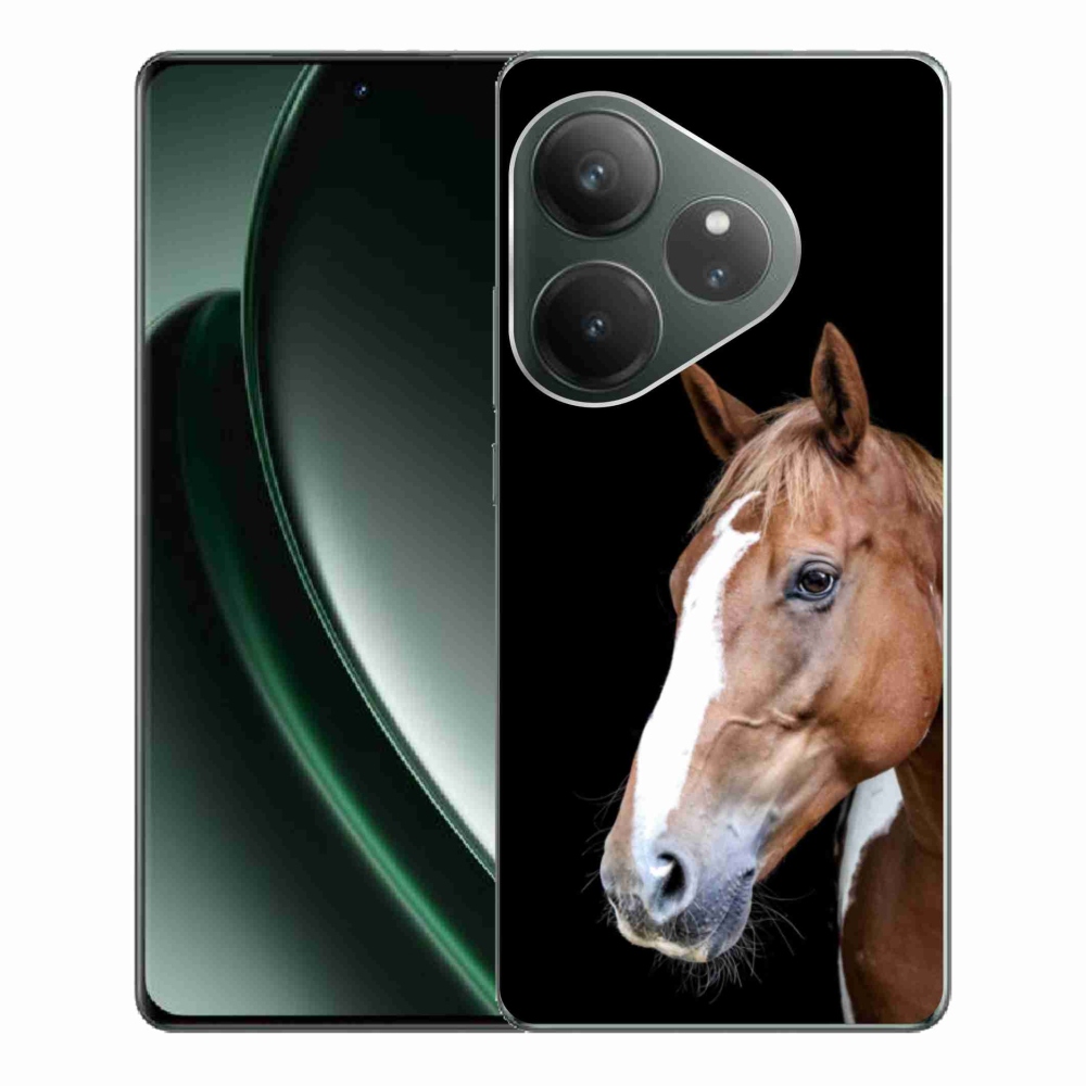 mmCase géltok a Realme GT 6 5G/GT 6T 5G készülékekhez – barna ló 3