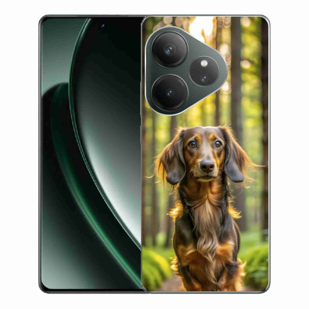 mmCase géltok a Realme GT 6 5G/GT 6T 5G készülékhez – dachshund 4