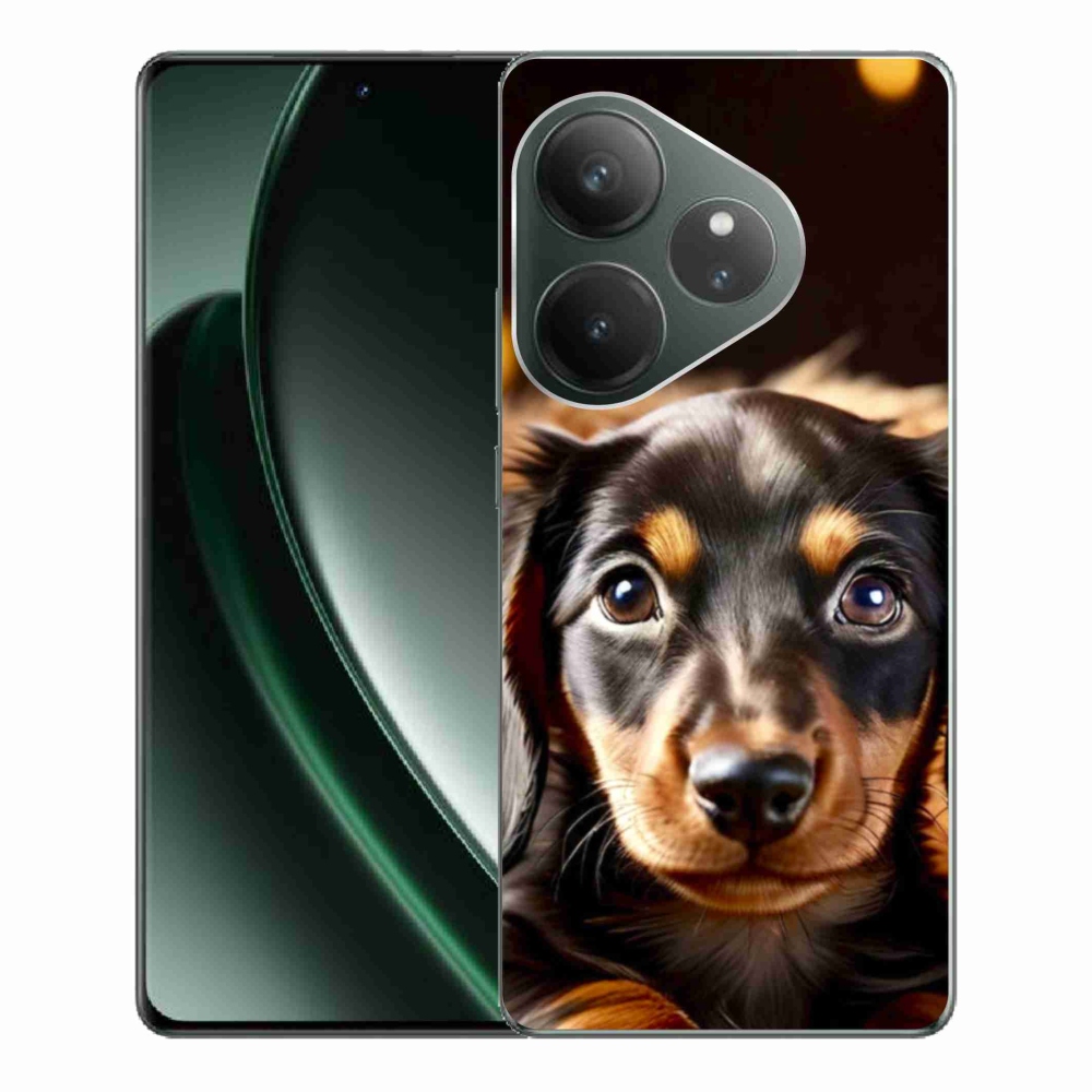 mmCase géltok a Realme GT 6 5G/GT 6T 5G készülékhez – dachshund