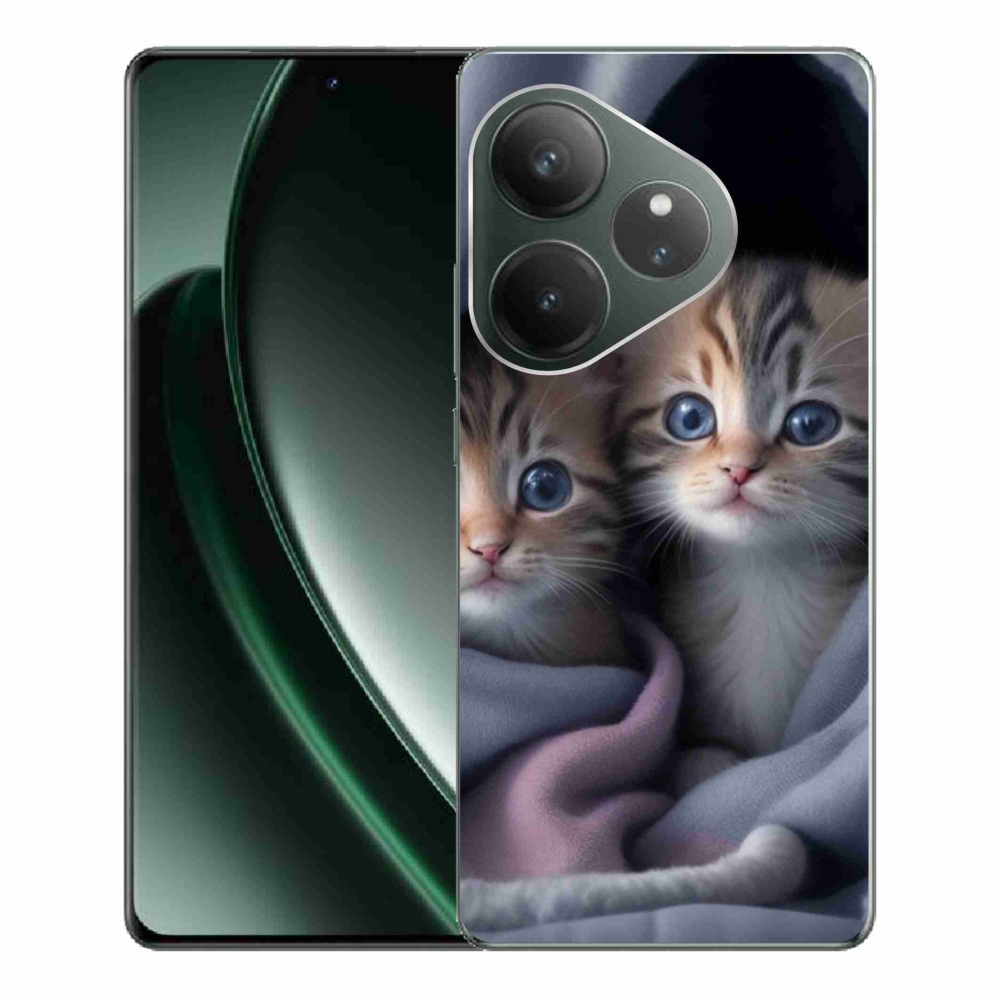 mmCase géltok a Realme GT 6 5G/GT 6T 5G készülékekhez – macska-duó 2